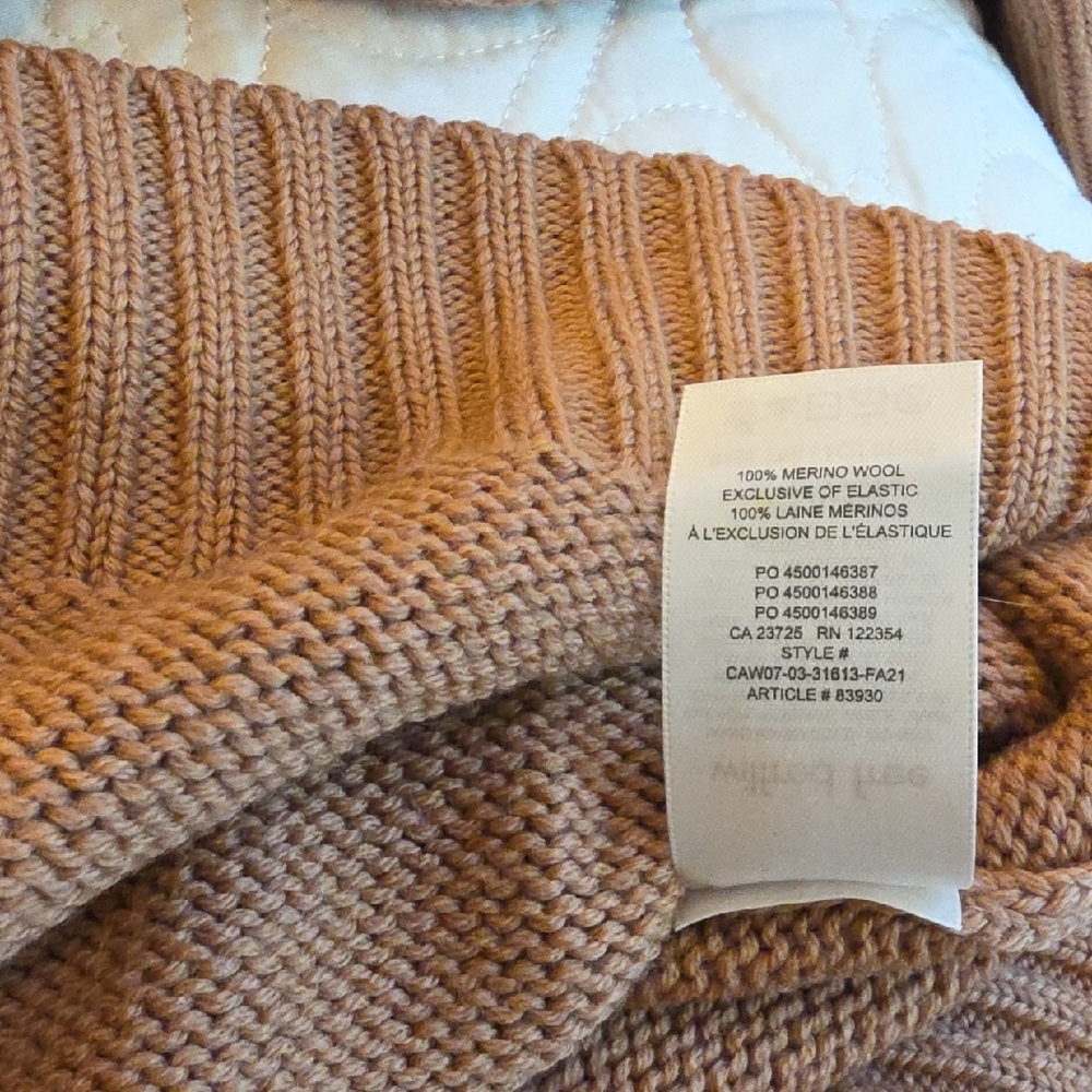 Wilfred Taupe Women's Crew Neck Sweater 2xs - Picture 5 of 7